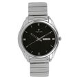 Titan Quartz Analog with Day and Date Black Dial Stainless Steel Strap Watch for Men - image number 0