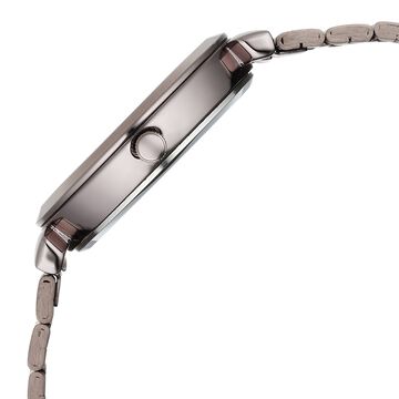 Fastrack Vyb Charmer Quartz Analog Grey Dial Metal Strap Watch For Girls