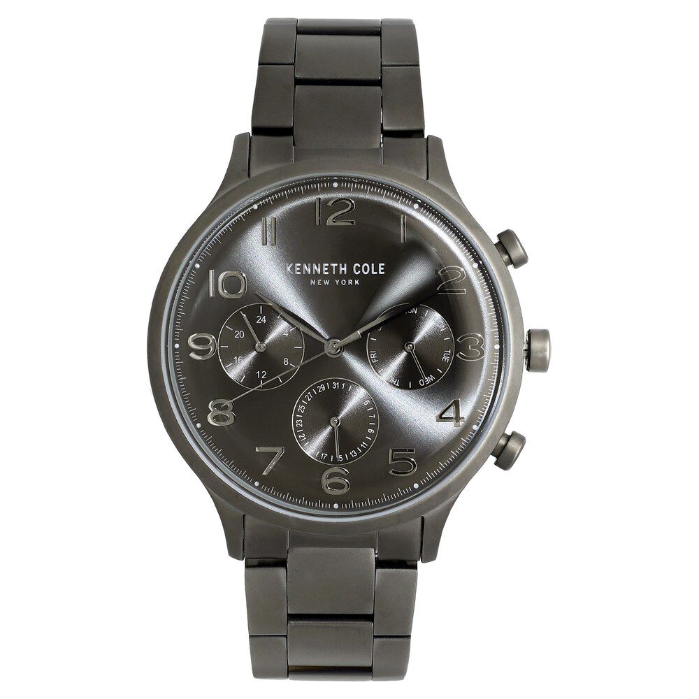 Kenneth Cole Quartz Multifunction Silver Dial Stainless Steel Strap Watch for Men-image-49