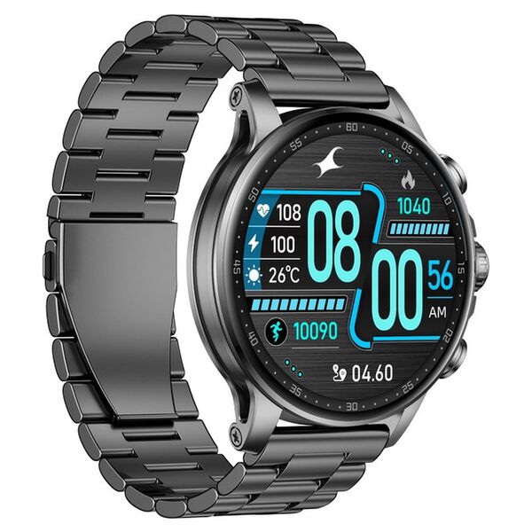 Fastrack Marvellous FX2 Unisex Smart Watch With Grey Metal Strap - image number 1