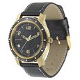 Sonata Quartz Analog Black Dial Leather Strap Watch for Men - image number 0