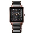 Titan Regalia Shaped Ceramic Quartz Analog with Date Black Dial Steel & Ceramic Strap Watch For Men - image number 0