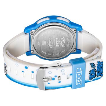 Zoop Tom & Jerry Digital Watch with Blue Case and Blue Multi Color Strap for Boys Girls Kids, from House of Titan