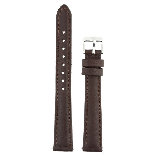 14 mm Brown Genuine Leather Strap for Women - image number 0