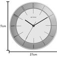Titan Contemporary Wall Clock White Dial Color Silent Sweep Technology - 27 cm X 27 cm (Small) - image number 5