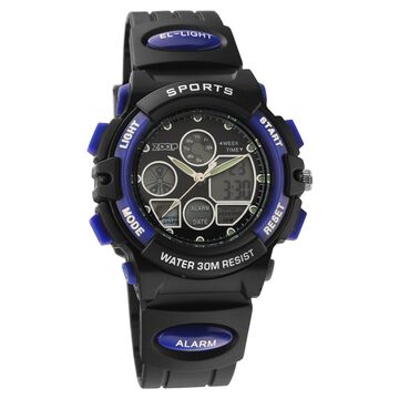 Zoop Zoop Ana-Digi Quartz Digital Black Dial Plastic Strap Watch For Kids