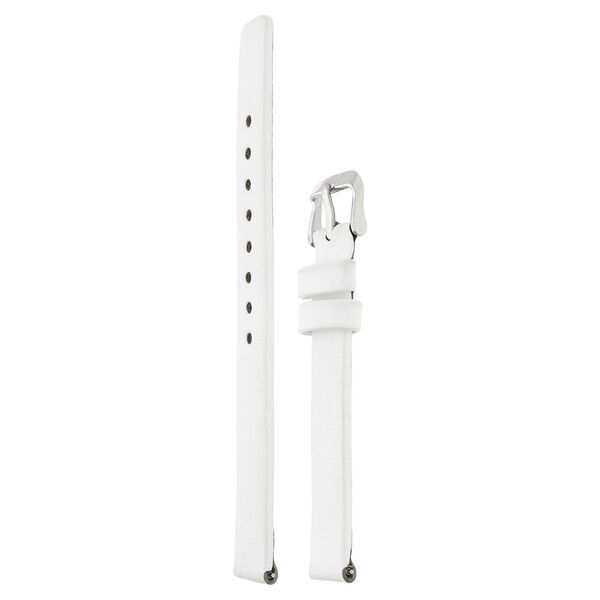 10 mm White Genuine Leather Strap for Women - image number 2