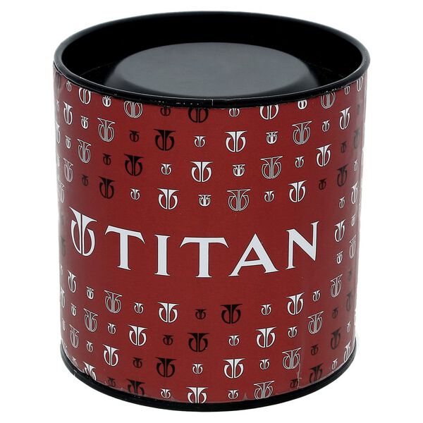 Titan Quartz Analog with Date Champagne Dial Stainless Steel Strap Watch for Men - image number 5