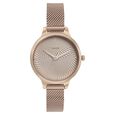 Poze by Sonata Quartz Analog Pink Dial Leather Strap Watch for Women