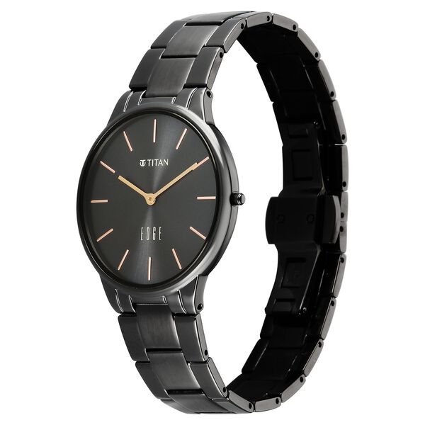 Edge Velora Quartz Analog Grey Dial Grey Stainless Steel Strap Watch For Women - image number 2