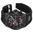 Police Multifunction Black Dial Silicone Strap Watch For Men - image number 4