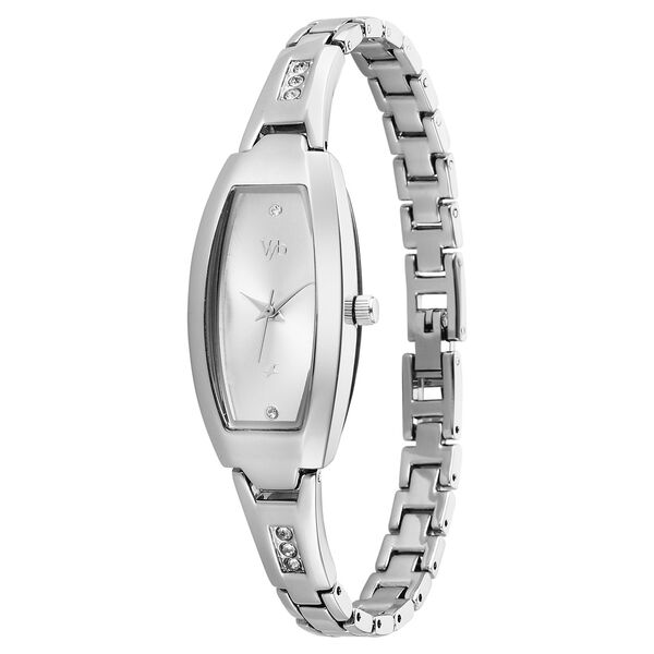 Vyb Manifester By Fastrack Quartz Analog Silver Dial Silver Stainless Steel Strap Watch For Girls - image number 2