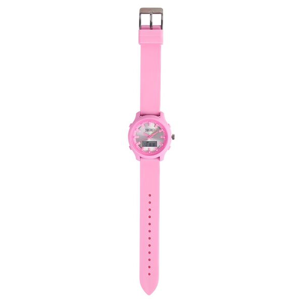 Zoop Ana-Digi Watch with Silver Dial & Pink Strap for Girls Kids, from House of Titan - image number 7