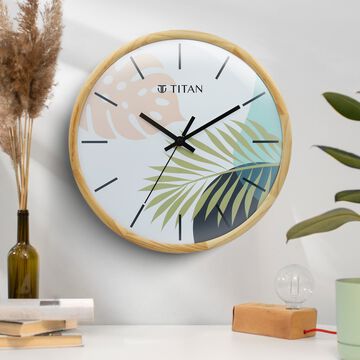 Titan Contemporary Tropical Timepieces - Coastal - 32 cm x 32 cm