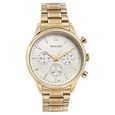 Sonata Quartz Multifunction White Dial Golden Stainless Steel Strap Watch For Men - image number 1