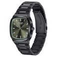 Poze Poze Quartz Analog Green Dial Grey Metal Strap Watch For Men - image number 4