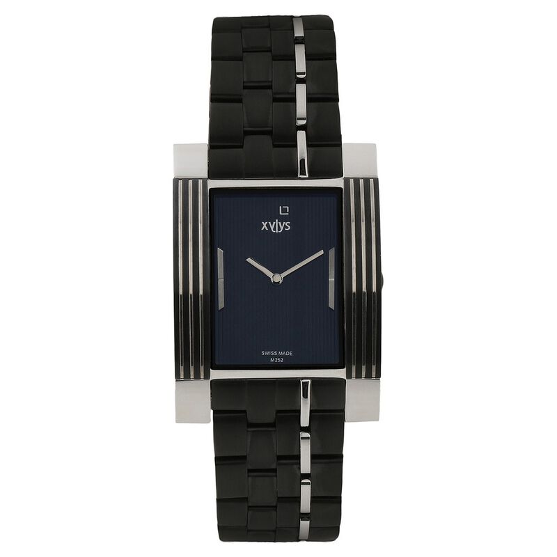 Xylys Swiss Analog Multicoloured Stainless Steel Strap and White Dial Watch For Men