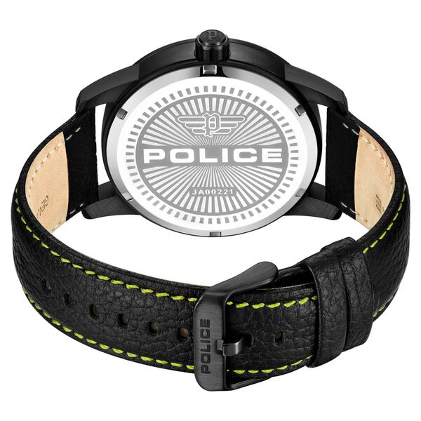 Police Quartz Analog Black dial Leather Strap Watch for Men - image number 2