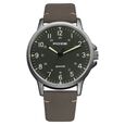 Poze by Sonata Quartz Analog Black Dial PU Leather Strap Watch for Men