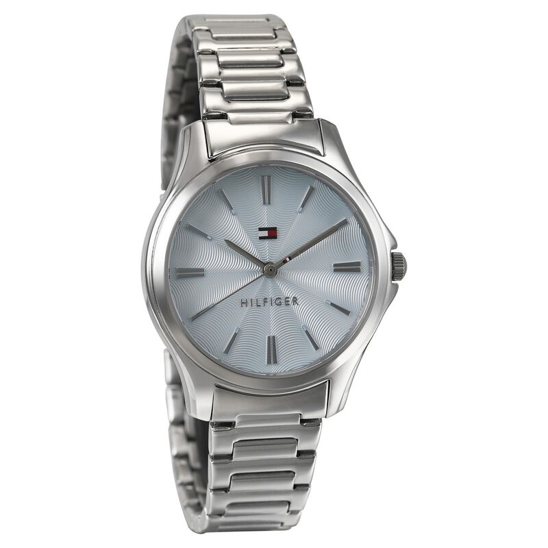 Tommy Hilfiger Quartz Analog Blue Dial Stainless Steel Strap Watch for Women - image number 1