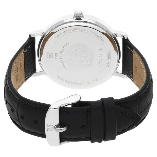 Titan Forever Kolkata Mother of Pearl Dial Analog Leather Strap watch for Men - image number 3