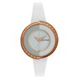 Titan Quartz Analog White Dial Leather Strap Watch for Women - image number 0