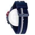 Tommy Hilfiger Quartz Chronograph Blue Dial Blue Silicone Strap Watch For Men - image number 2