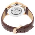 Titan Automatic Silver Dial Brown Leather Strap Watch for Men - image number 6