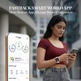 Fastrack Ryz Women Smartwatch with 1.72" Super Ultra VU Display, AI Voice,Functional Crown, Dynamic 60Hz Refresh Rate - image number 5