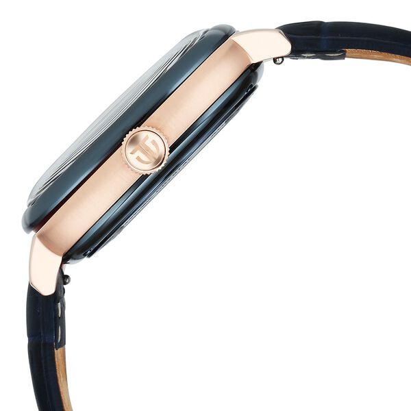 Titan Vintage Concealed Automatic Analog with Blue Dial Blue Leather Strap Watch for Men - image number 3