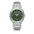Cerruti 1881 Quartz Analog Green Dial Silver Colour Stainless Steel Strap Watch For Men - image number 0