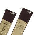 10 mm Brown Genuine Leather Strap for Women - image number 4