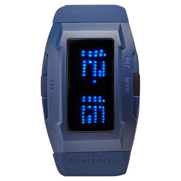 Fastrack Digital Black Dial Plastic Strap Watch for Guys - image number 0