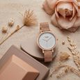 Poze By Sonata Quartz Analog White Dial Golden Metal Strap Watch For Women