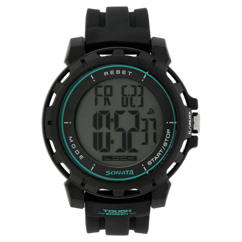 SF Digital Dial Plastic Strap Watch for Men - image number 0