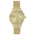 Titan Quartz Analog Rose Gold Dial Stainless Steel Strap Watch for Women