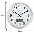 Titan Metallic Anadigi Wall Clock with Digital Display - 30 cm x 30 cm (Medium) - image number 3