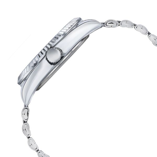 Sonata Poze Quartz Analog Blue Dial Silver Color Metal Strap Watch For Men - image number 4