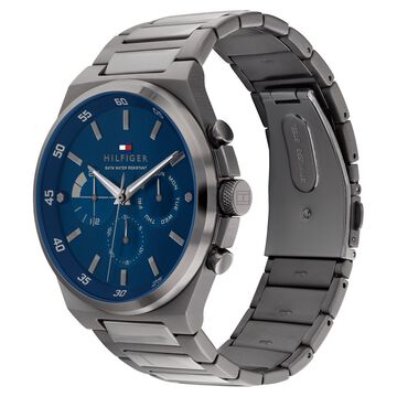 Tommy Hilfiger Quartz Multifunction Blue dial Stainless Steel Strap Watch for Men