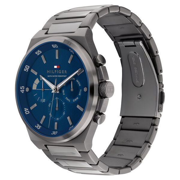 Tommy Hilfiger Quartz Multifunction Blue dial Stainless Steel Strap Watch for Men - image number 1