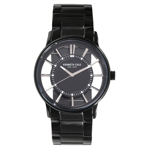 Kenneth Cole Quartz Analog Brown Dial Metal Strap Watch for Men - image number 0