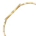Edge Metal Yellow Dial Stainless Steel Strap Watch Men - image number 4