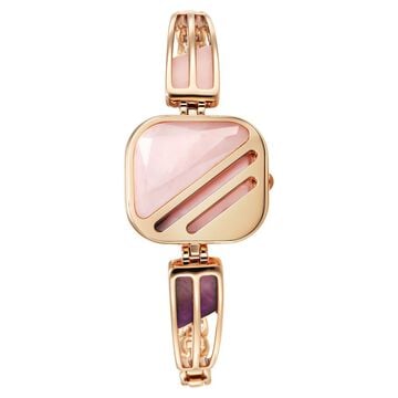 Titan Raga New You Quartz Analog Mother of Pearl Dial with Rose Quartz dial cover Watch for Women