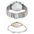 Sonata Quartz Analog Silver Dial Stainless Steel Strap Watch for Couple - image number 3