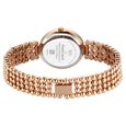 Vyb Iconique By Fastrack Quartz Analog Silver Dial Rose Gold Metal Strap Watch For Girls - image number 6