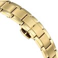 Titan Edge Gleam Quartz Analog Champagne Dial Golden Stainless Steel Strap Watch For Women - image number 5