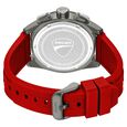 Ducati Quartz Chronograph Black Dial Red Silicone Strap Watch For Men - image number 2