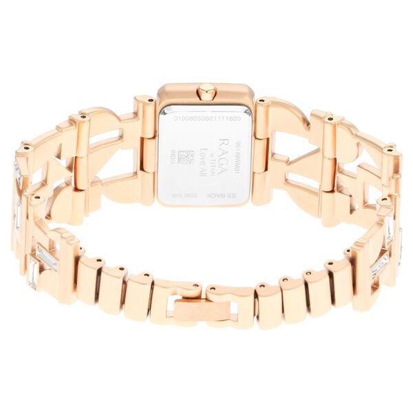 Titan Raga Love All Mother Of Pearl Dial Analog Metal Strap watch for Women - image number 5