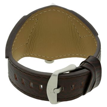 Fastrack Quartz Analog White Dial Leather Strap Watch for Guys