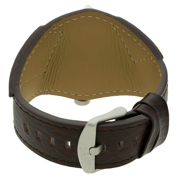 Fastrack Quartz Analog White Dial Leather Strap Watch for Guys - image number 3
